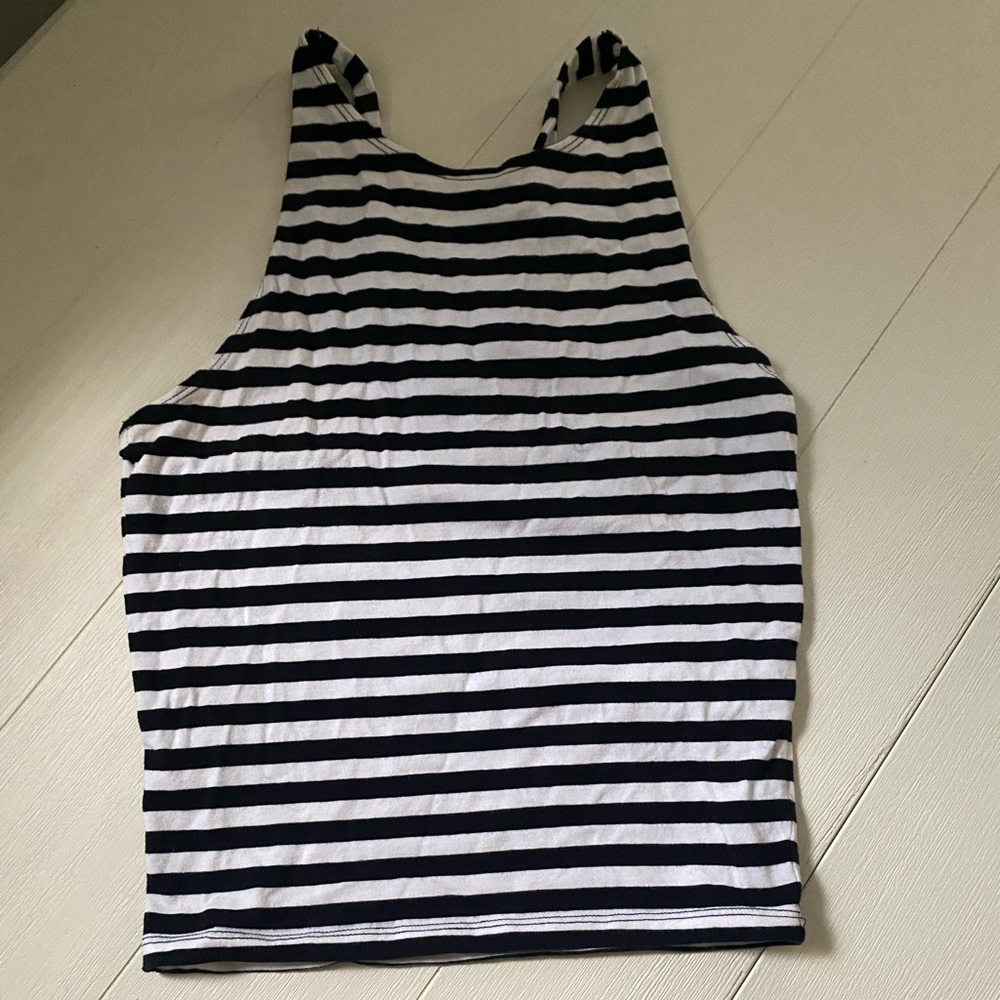 Abercrombie and fitch striped crop top. Size small